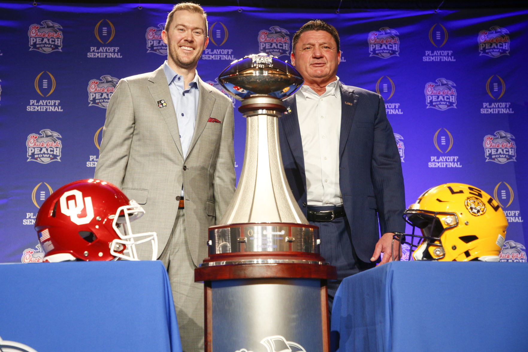 Peach Bowl Coaches Press Conference